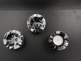 Black & White Round Tealight Holders